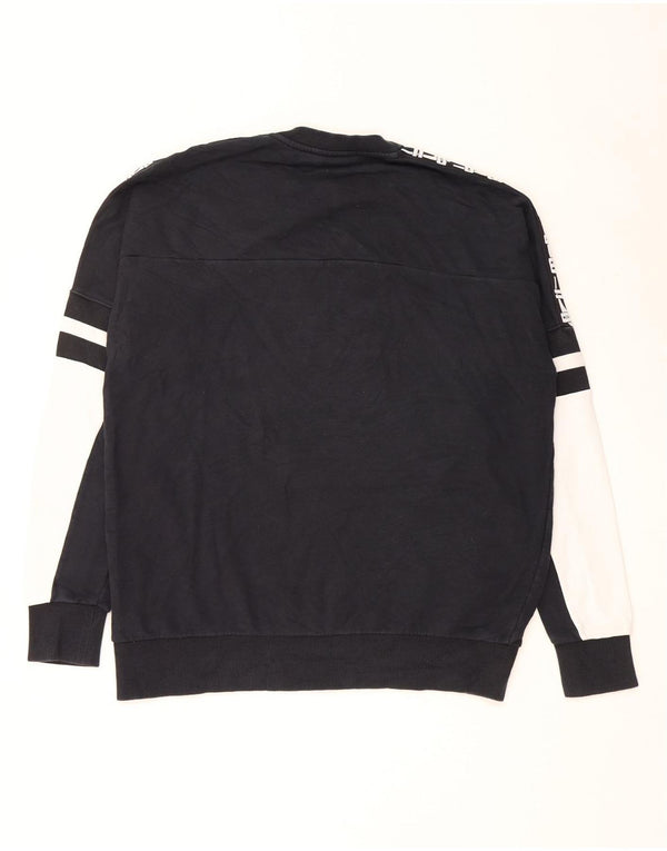 Ανδρικό γραφικό φούτερ Puma Jumper σε μεγάλο μαύρο χρώμα, βαμβακερό