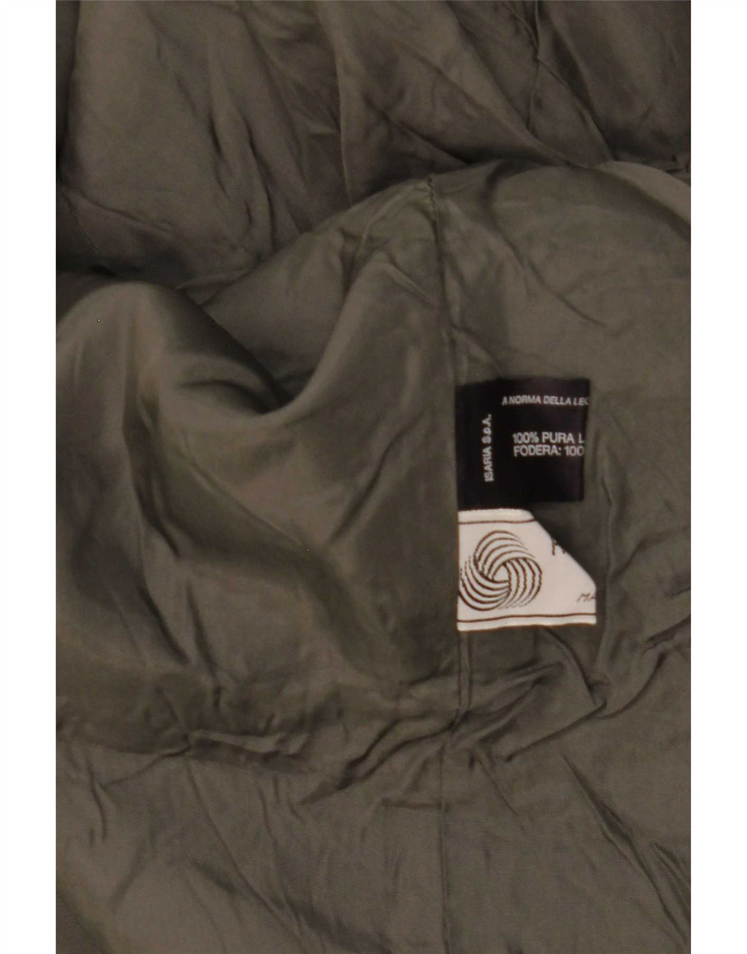 Vintage Ανδρικό Πανωφόρι UK 38 Μέτριο Γκρι Check Virgin Wool