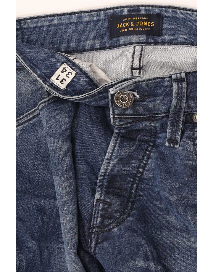 Jack & Jones Ανδρικό Τζιν GLENN Slim W31 L34 Μπλε