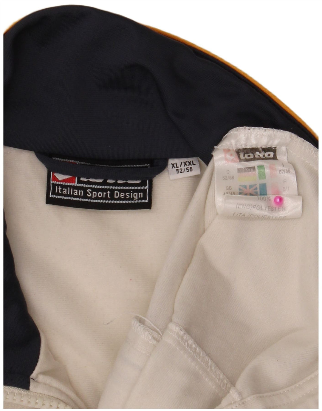 Ανδρική φόρμα LOTTO Top Jacket XL Λευκός Πολυεστέρας