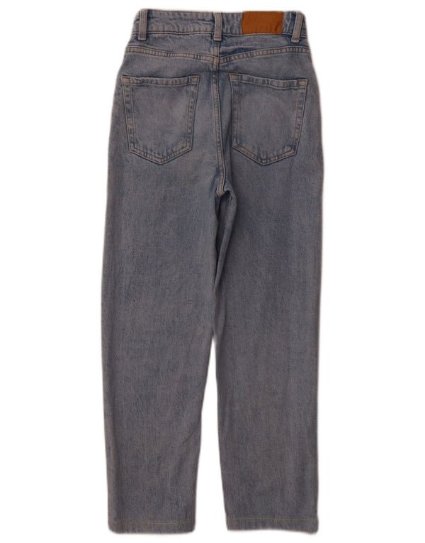ZARA Womens High Waist Tapered Jeans EU 32 2XS W22 L23 Blue