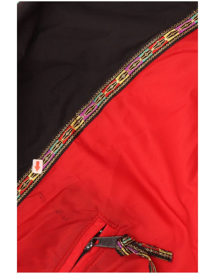 Γυναικείο αντιανεμικό μπουφάν POLARIS UK 12 Medium Red Colorblock Nylon