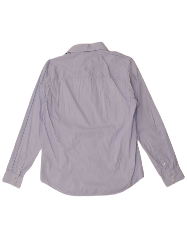 Ανδρικό πουκάμισο Guess Slim Fit UK 34 Small μπλε βαμβακερό