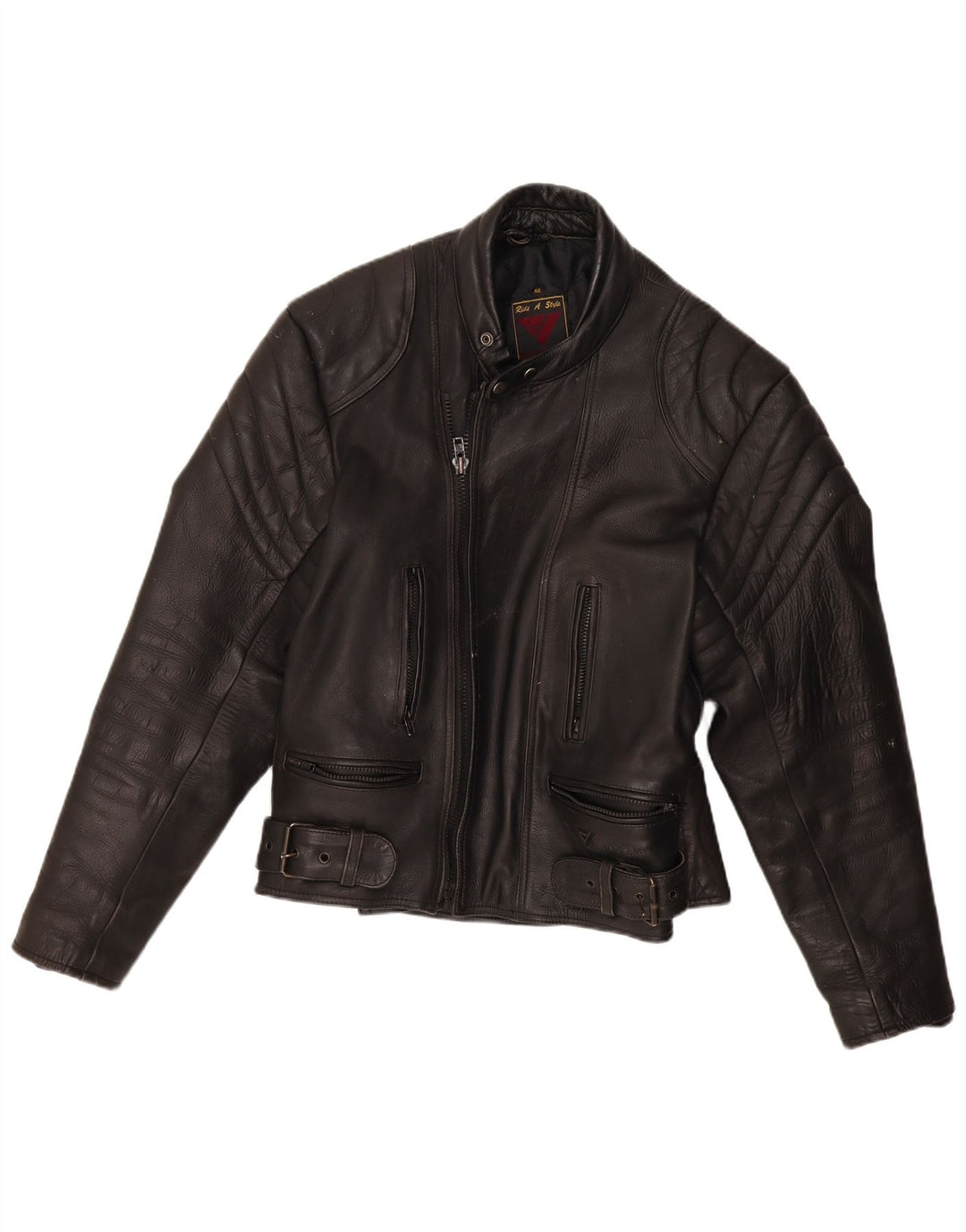 Modeka Ανδρικό Δερμάτινο Μπουφάν Racer IT 56 2XL Μαύρη Μοτοσικλέτα