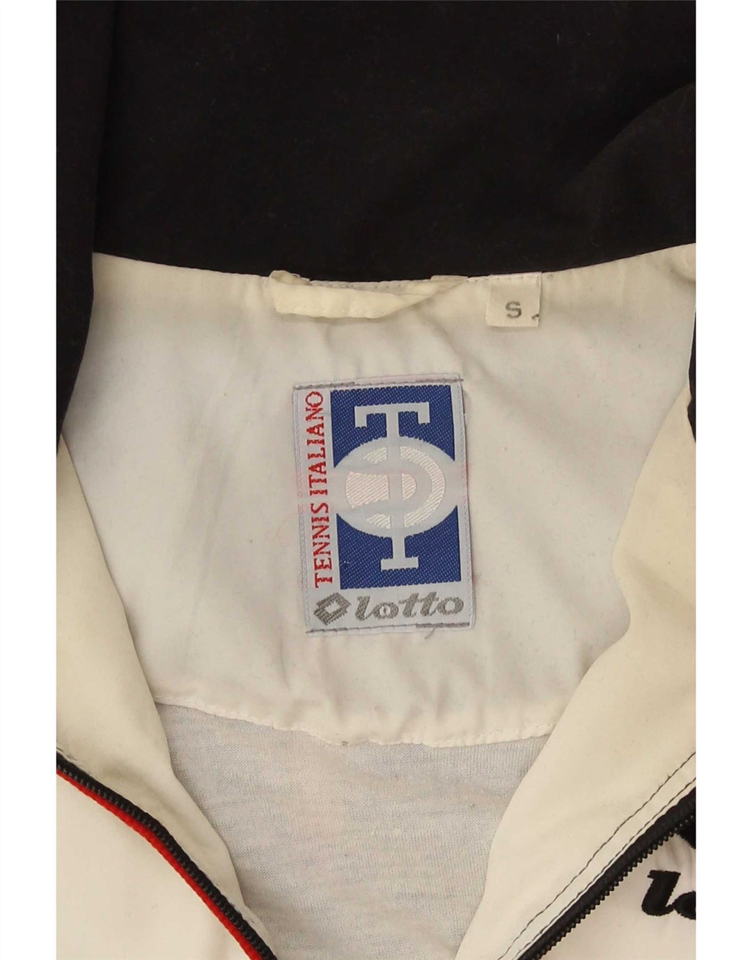 Ανδρική αθλητική φόρμα Lotto Top Jacket Small White Colourblock Polyester