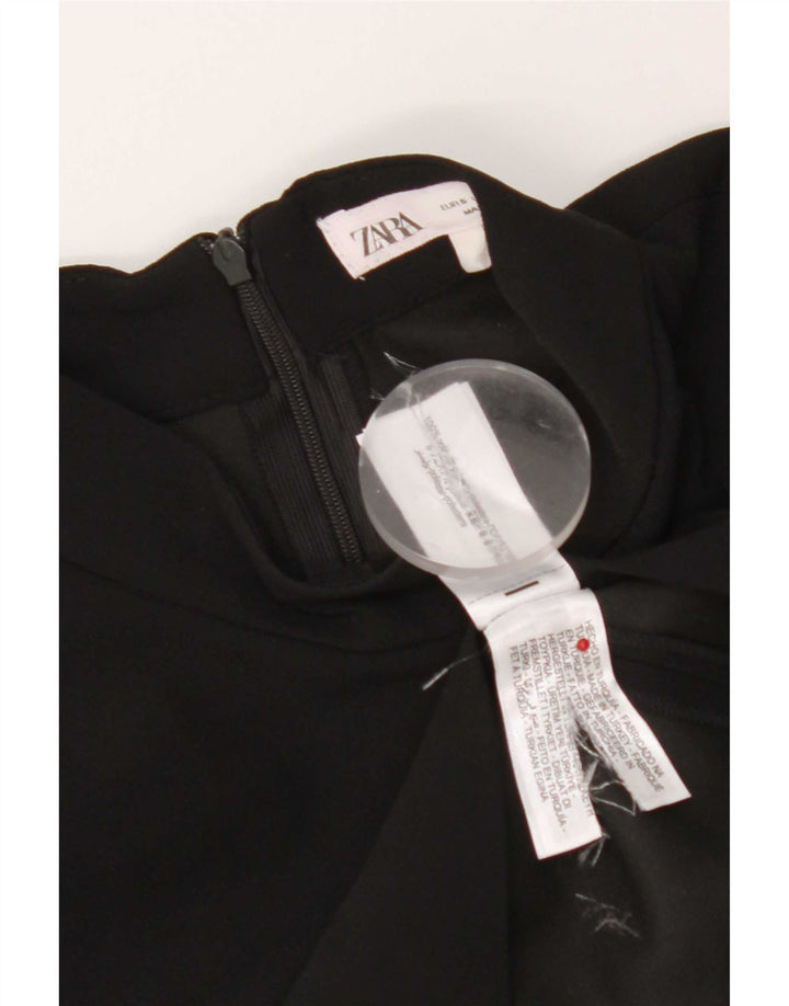 Zara Γυναικείο Αμάνικο Φόρεμα με θήκη UK 10 Small Black Polyester