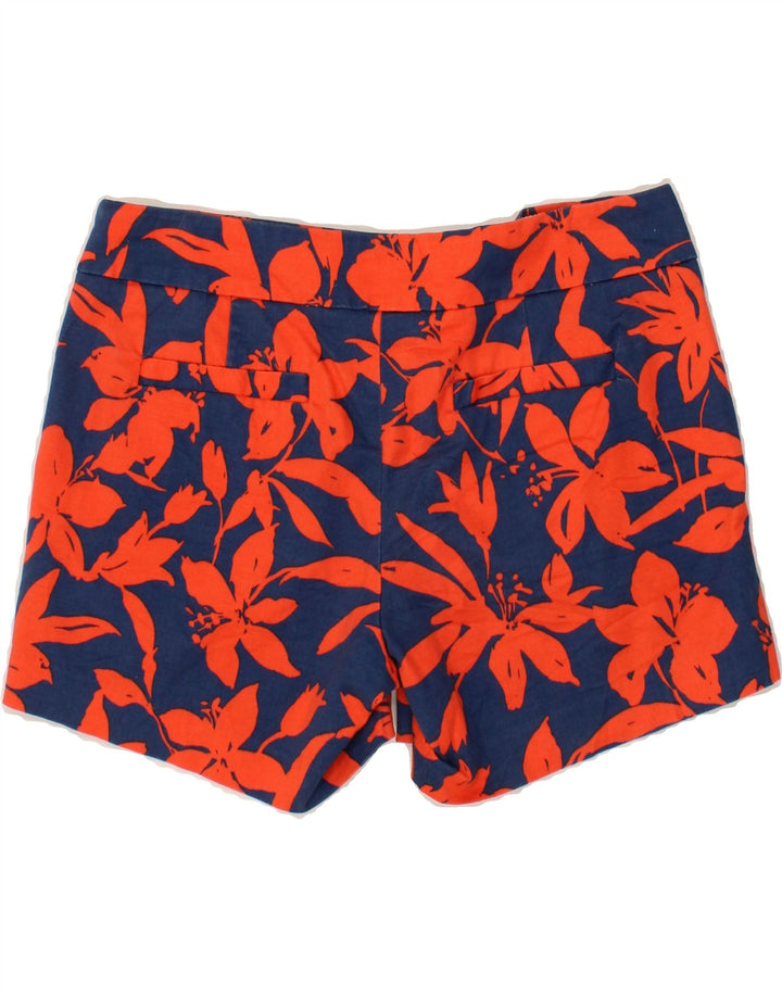J. CREW Womens Chino Shorts US 8 Medium W30  Navy Blue Floral Vintage J. Crew and Second-Hand J. Crew from Messina Hembry 