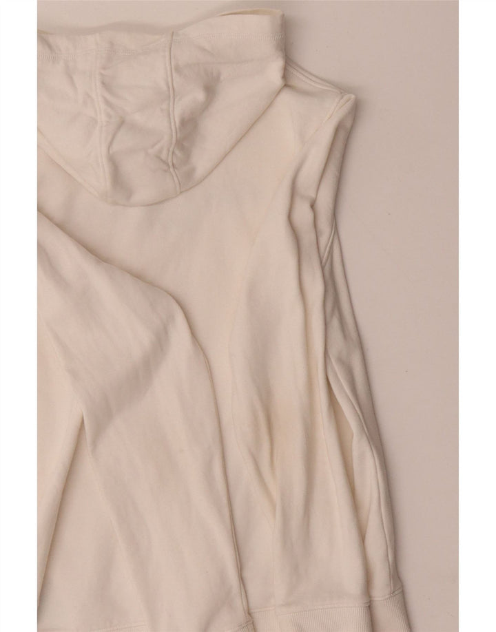 TOMMY HILFIGER Γραφικό μπλούζα με κουκούλα για κορίτσια 11-12 ετών Λευκό βαμβακερό