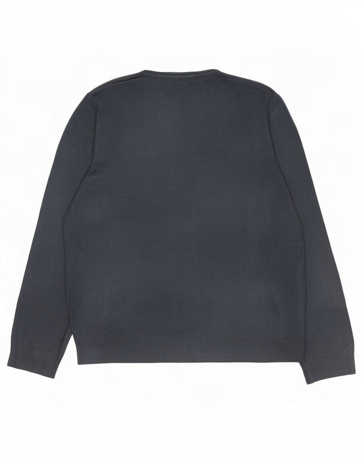 Ανδρικό πουλόβερ Marks & Spencer με V λαιμόκοψη 2XL Γκρι Ακρυλικό