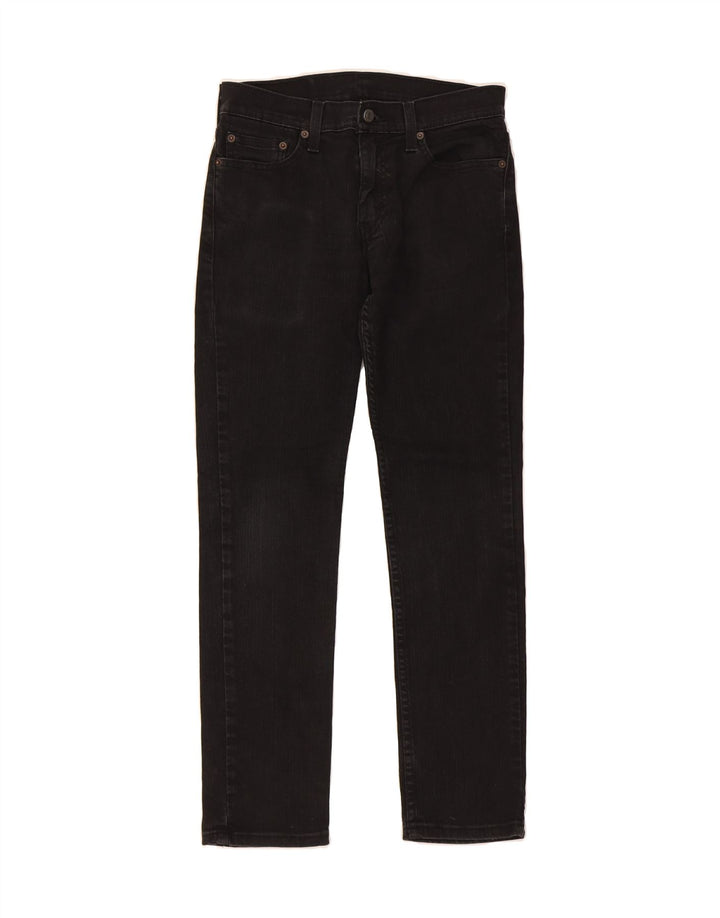 LEVI'S Womens 511 Slim Jeans W29 L30 Black Cotton Vintage Levi's and Second-Hand Levi's from Messina Hembry 