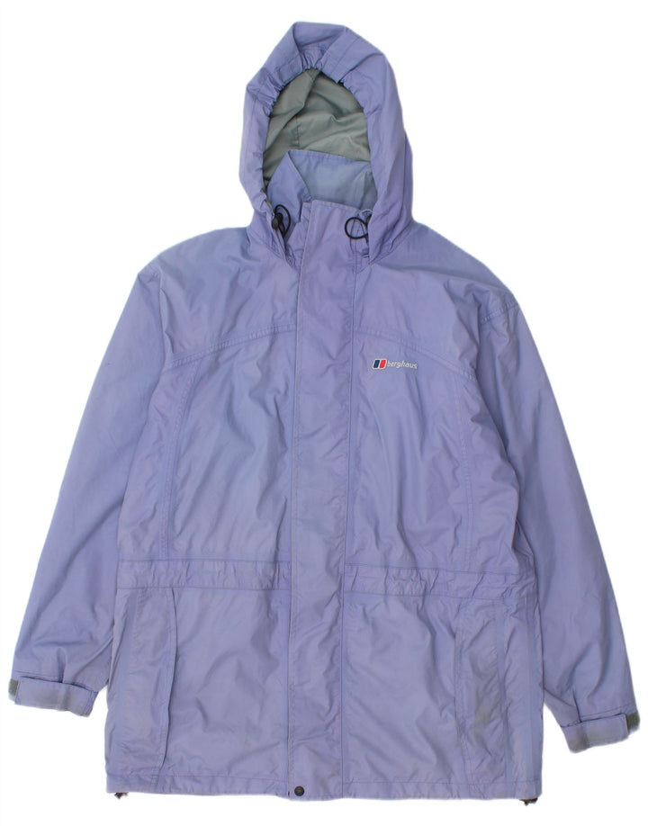 Γυναικείο μπουφάν βροχής με κουκούλα Berghaus UK 12 Medium Purple Nylon