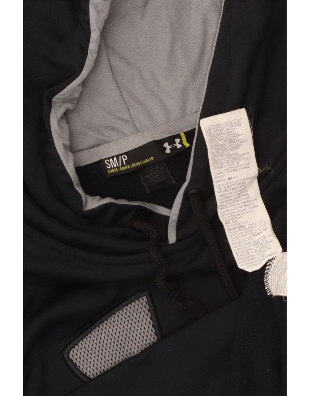 Ανδρικό γραφικό κουκούλα UNDER Armour Μικρός Μαύρος Πολυεστέρας