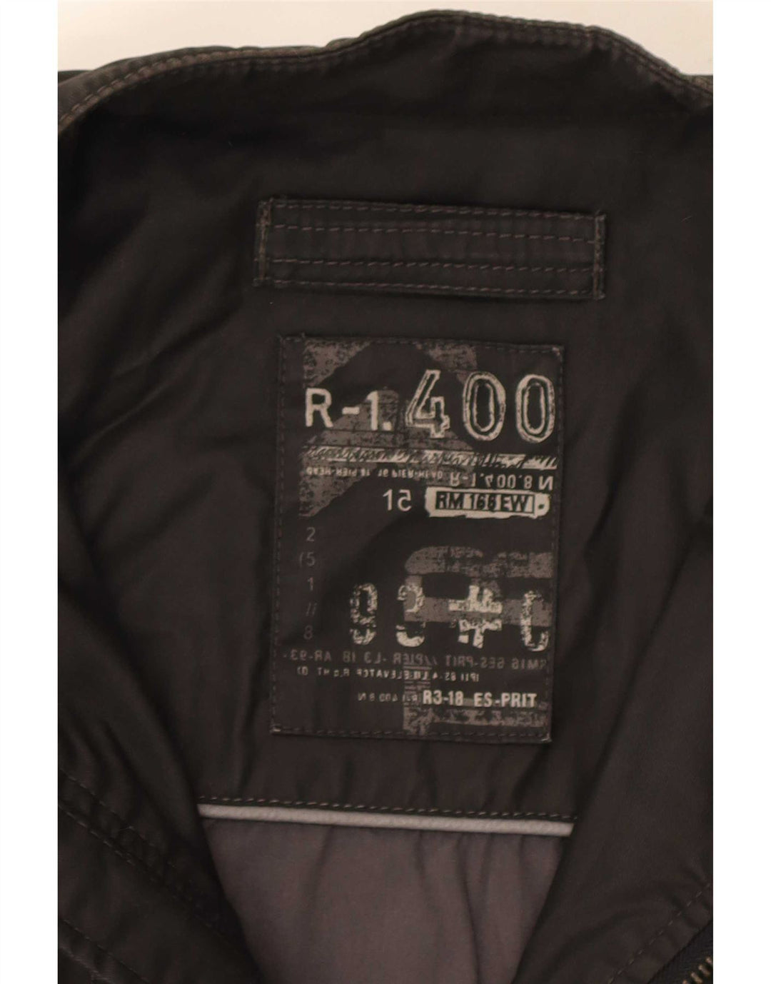 Esprit Mens Utility Jacket UK 40 Large Black