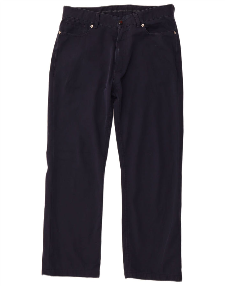 Ανδρικό ίσιο casual παντελόνι AVIREX W32 L27 Navy Blue Polyester