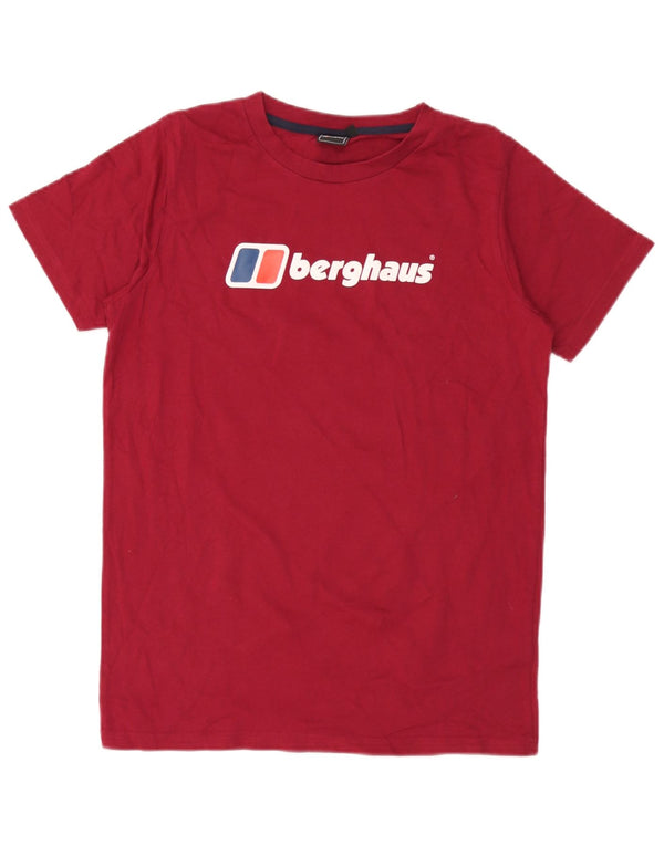 Berghaus Boys Graphic T-Shirt Top 14-15 ετών Κόκκινο βαμβακερό