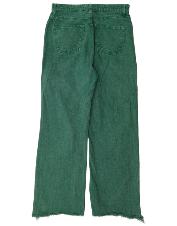 Zara Γυναικείο Loose Jeans EU 38 Small W28 L31 Green