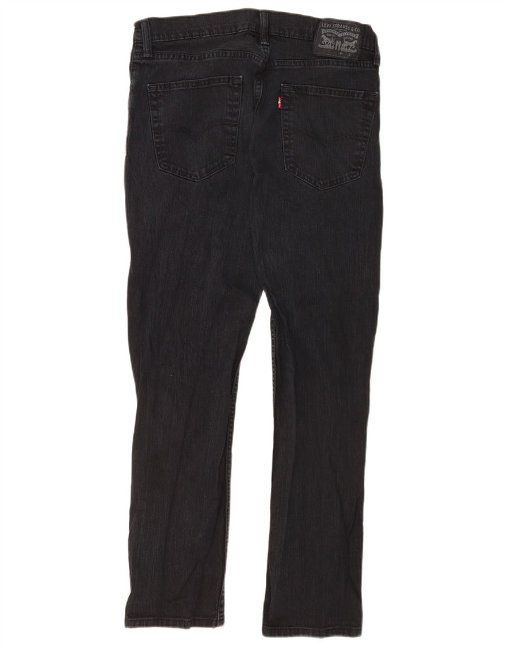 Ανδρικό τζιν Levi's Slim W33 L30 μαύρο βαμβακερό
