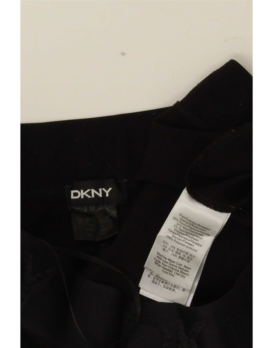 Γυναικείο Cropped Παντελόνι Dkny Large W32 L24 Black Rayon