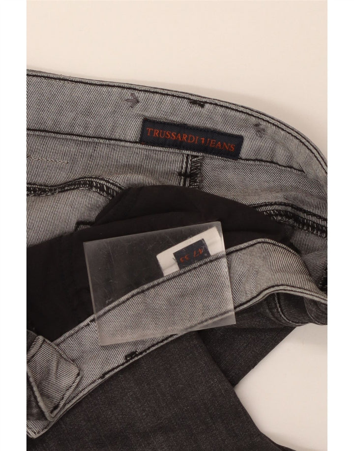 Ανδρικό τζιν Trussardi ίσιο W33 L26 Γκρι