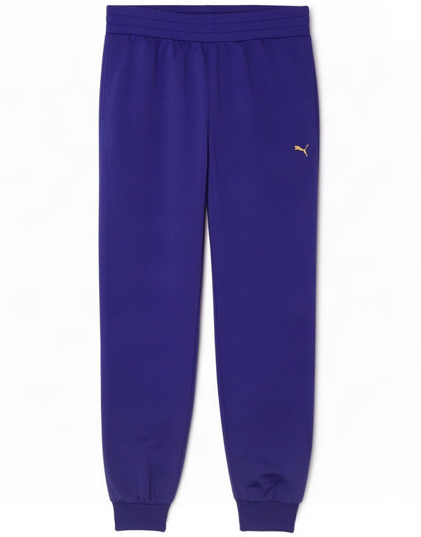 Puma Γυναικεία αθλητική φόρμα Παντελόνι Joggers UK 14 Large Blue Polyester
