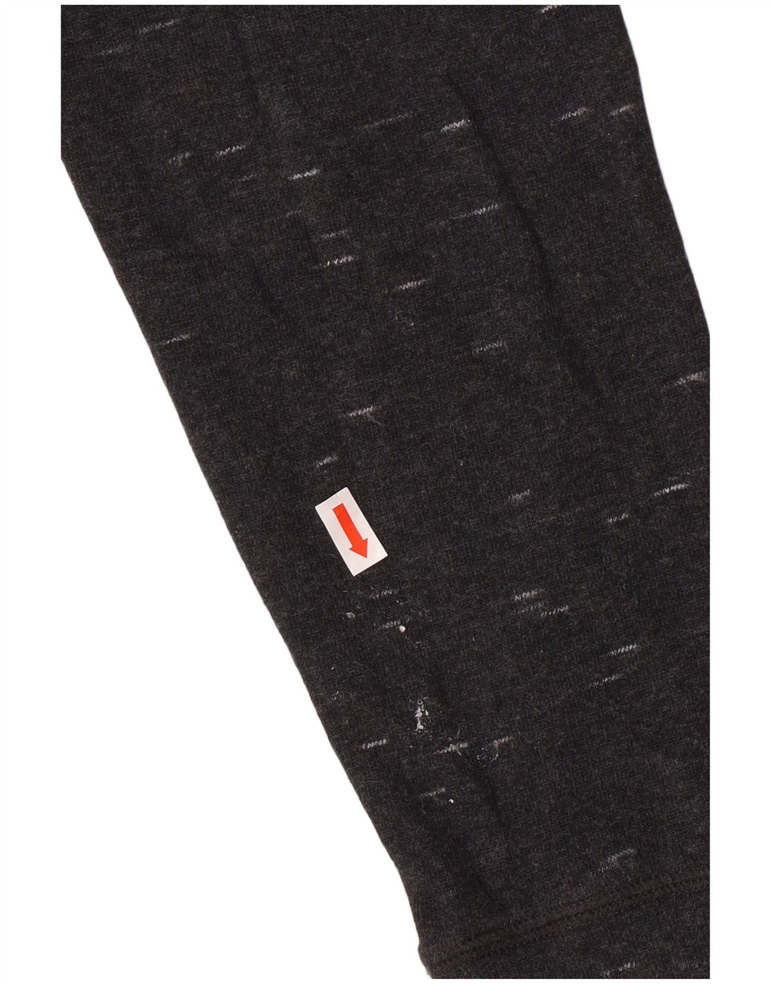 Champion Women's Oversized Hoodie Jumper UK 10 Small Grey Flecked Cotton