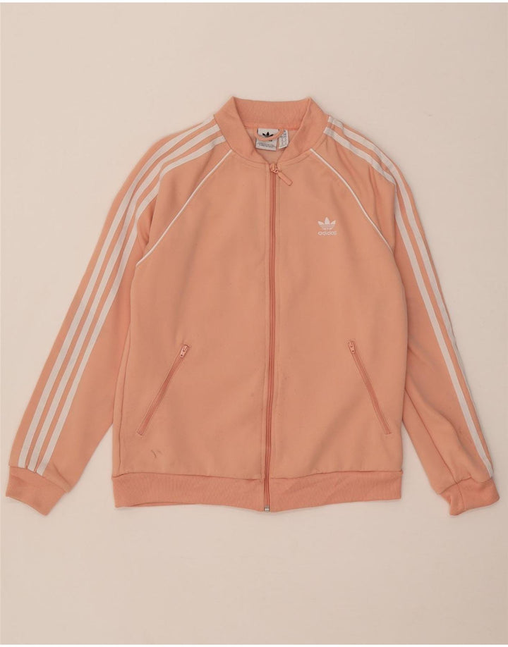 Γυναικεία αθλητική φόρμα ADIDAS Top Jacket UK 14 Medium Pink Polyester