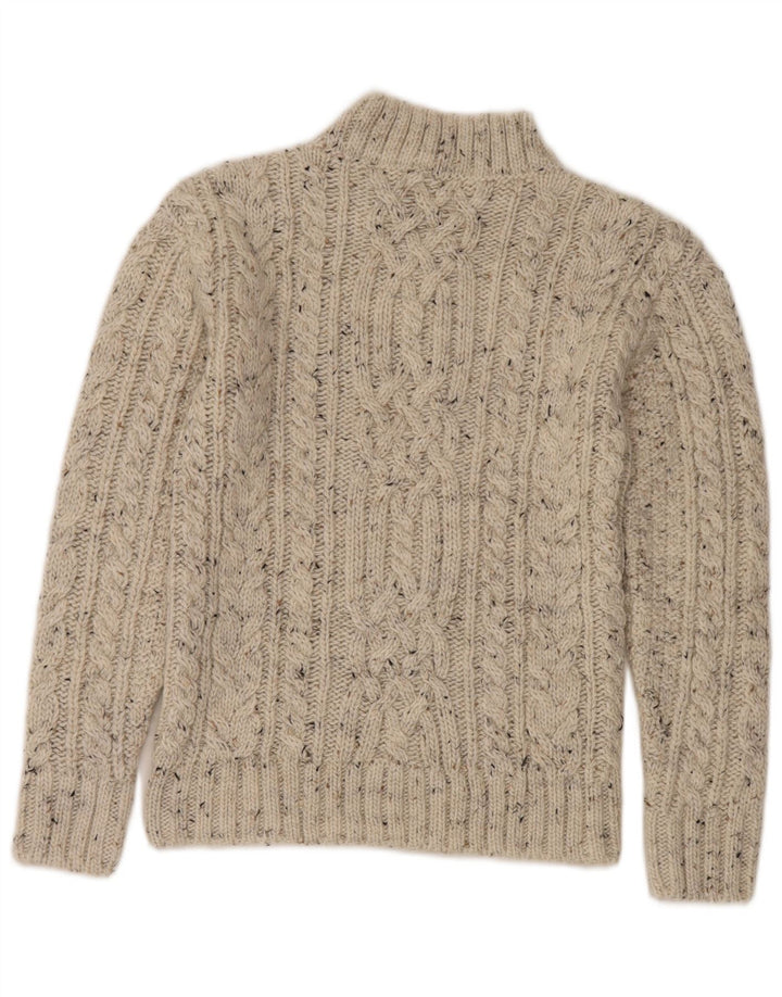 Marks & Spencer Γυναικείο πουλόβερ με λαιμό χελώνα UK 8 Small Off White
