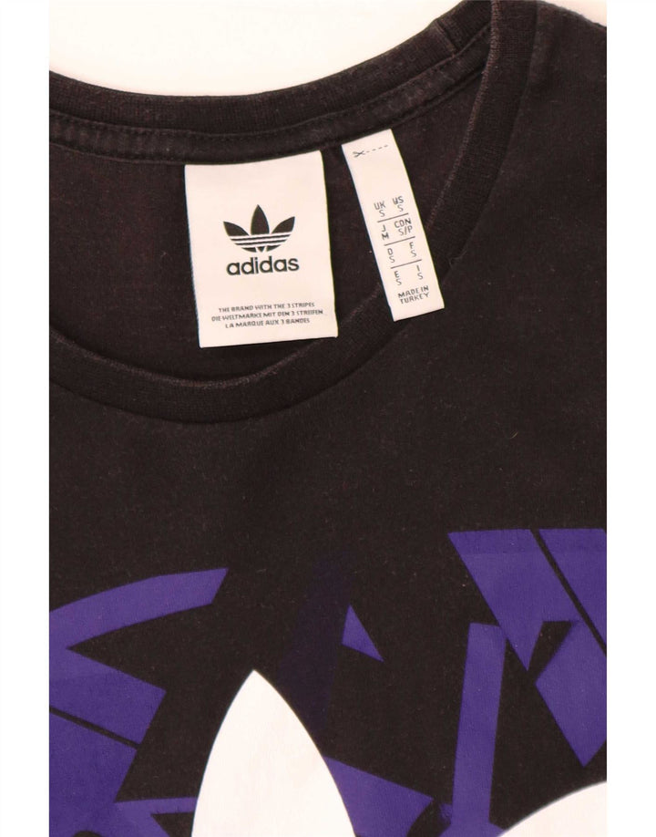 Ανδρικό γραφικό T-shirt Adidas Top Small Black