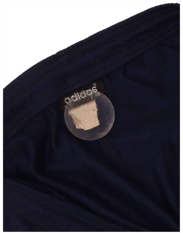 Ανδρικό γραφικό αθλητικό σορτς Adidas Μεγάλο μπλε Navy Colourblock Πολυεστέρας