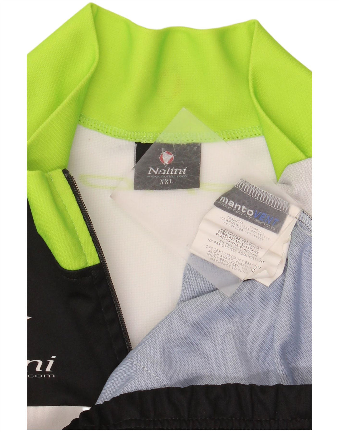 NALINI Ανδρική φόρμα γραφικής φόρμας Top Jacket 2XL Μαύρο Colourblock Polyester