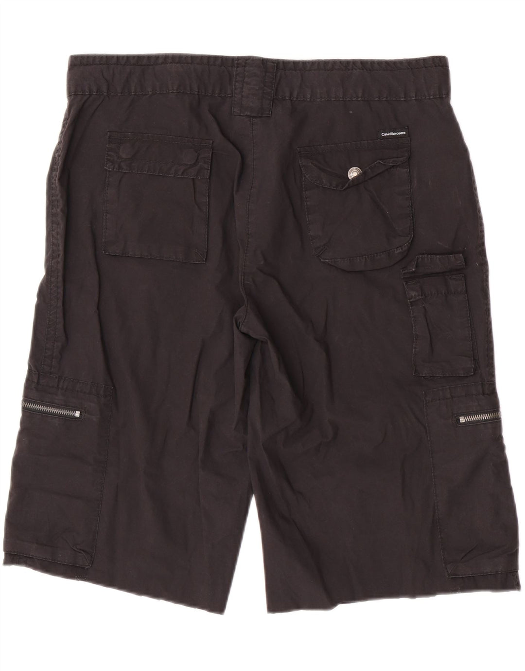 Calvin Klein Jeans Γυναικείο σορτς Cargo W32 Μεσαίο μαύρο βαμβακερό
