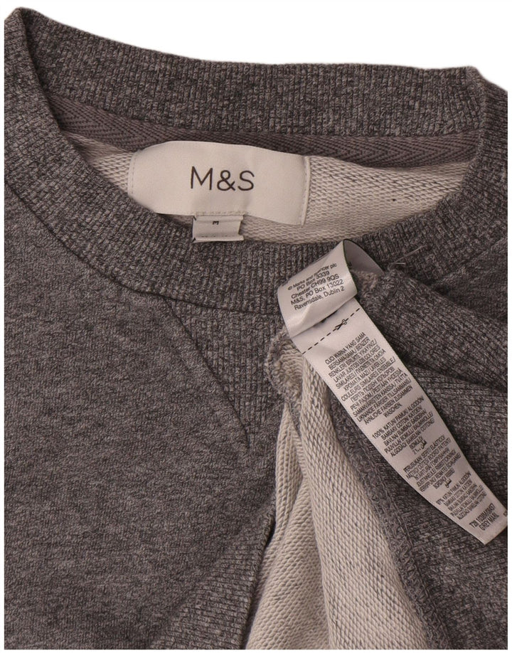 Ανδρικό φούτερ Marks & Spencer, Βαμβακερό μεσαίο γκρι