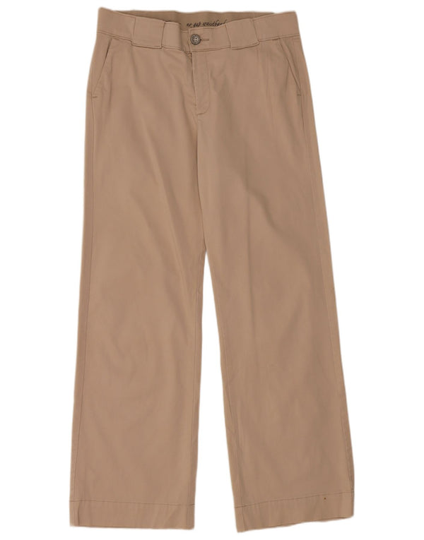 Γυναικείο παντελόνι Chino LEE Loose Fit US 12 Large W34 L31 Beige βαμβακερό