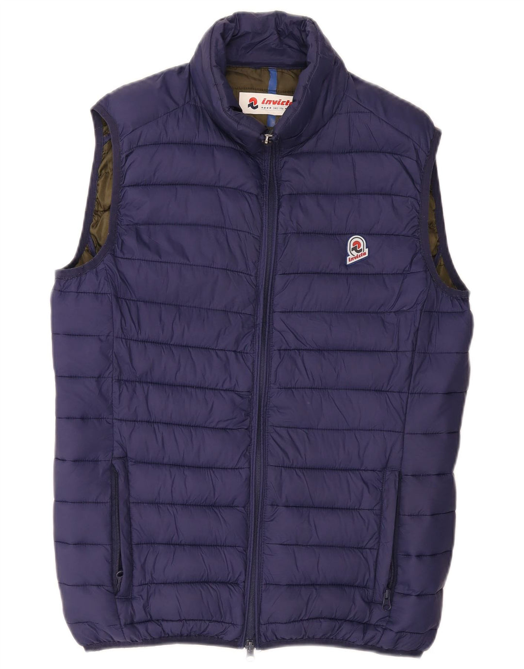 Invicta Ανδρικό padded Gilet UK 38 Medium Navy Blue Polyamide