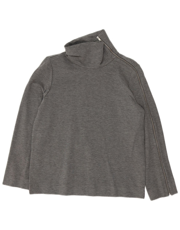 Cos Γυναικείο τοπ μακρυμάνικο EU 36 Small Grey Viscose