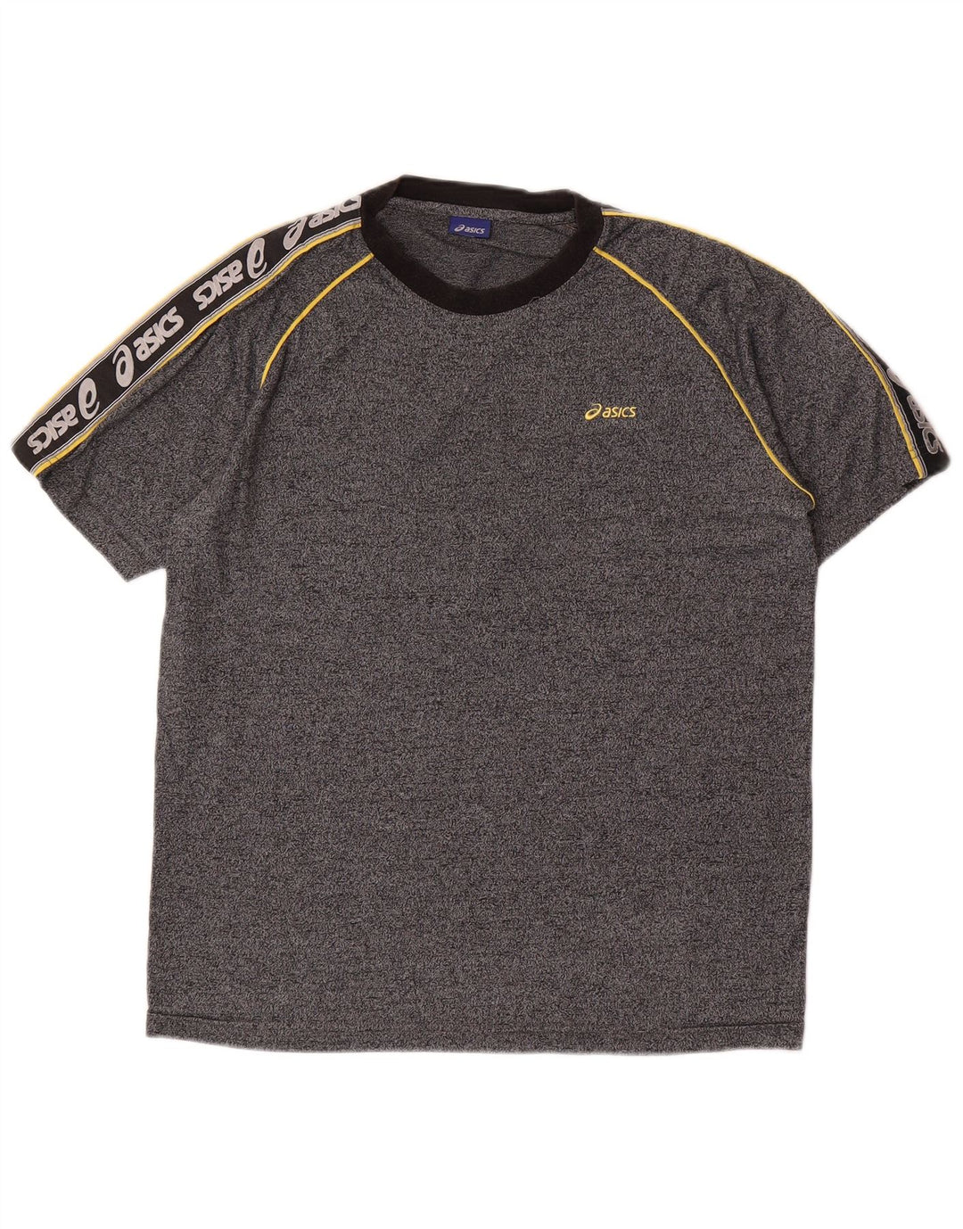 Ανδρικό γραφικό T-Shirt ASICS Top Medium Grey Colourblock