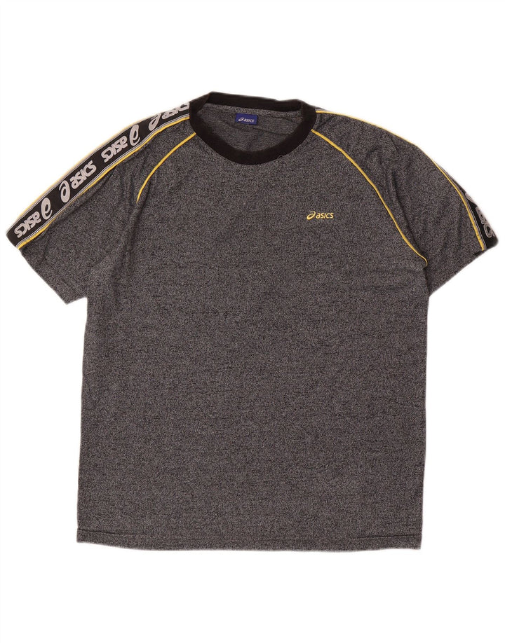 Ανδρικό γραφικό T-Shirt ASICS Top Medium Grey Colourblock