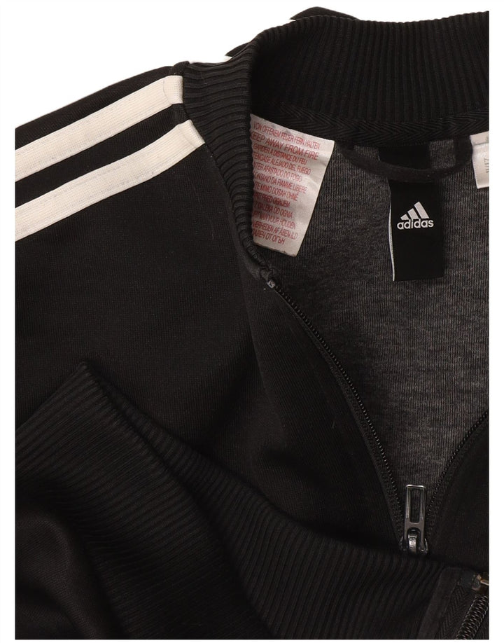 Γυναικεία αθλητική φόρμα Adidas Top Jacket UK 12 Medium Black