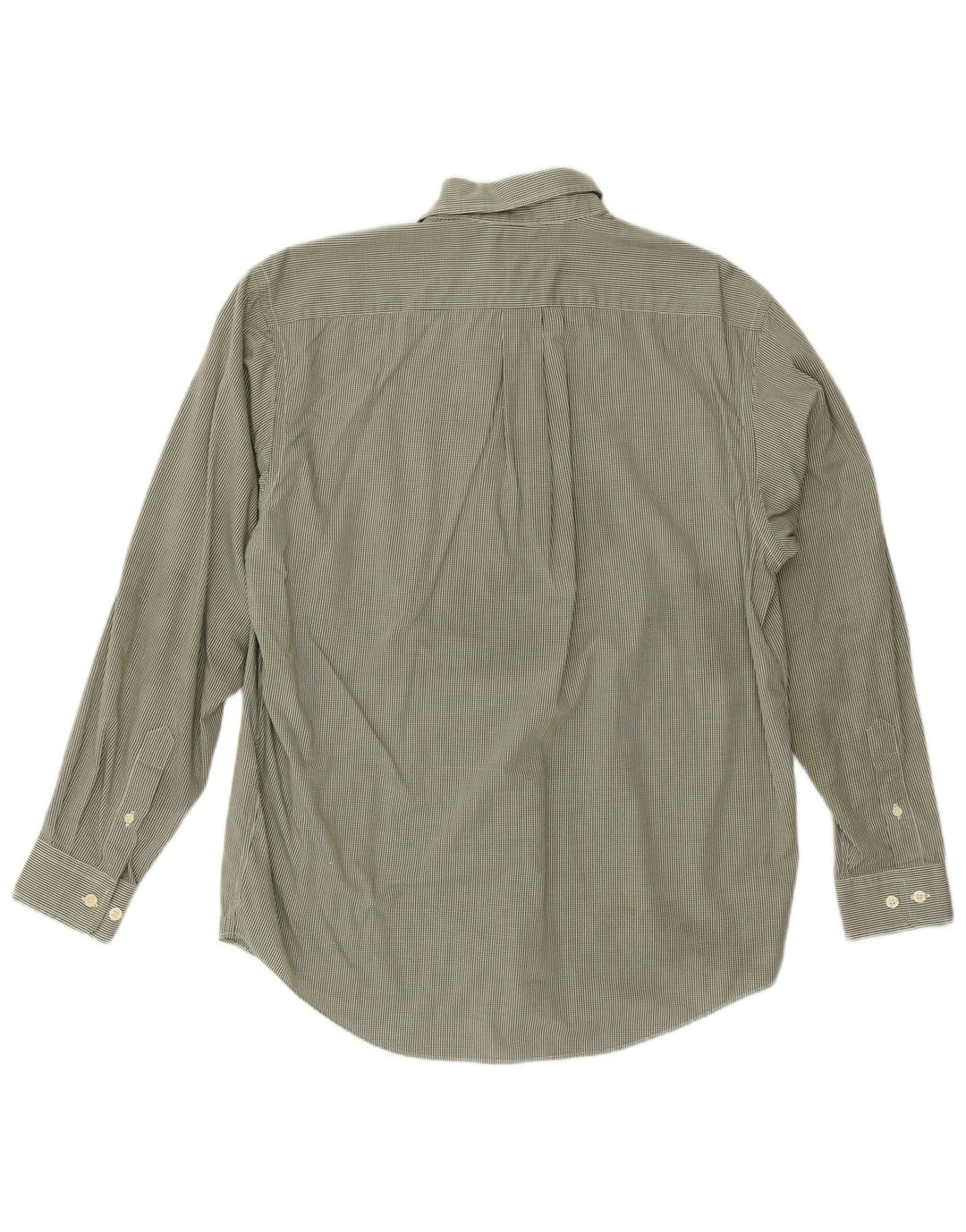 Ανδρικό πουκάμισο Eddie Bauer, μεσαίο πράσινο βαμβακερό Gingham Classic