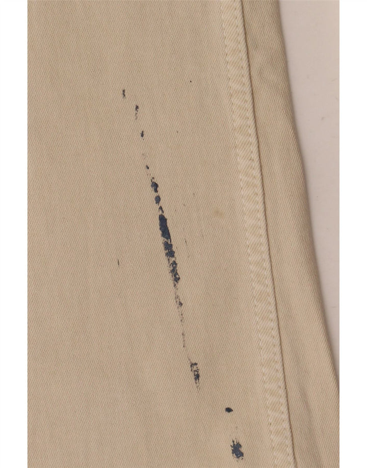 Zara Γυναικείο Cropped Jeans EU 40 Medium W30 L25 Off White