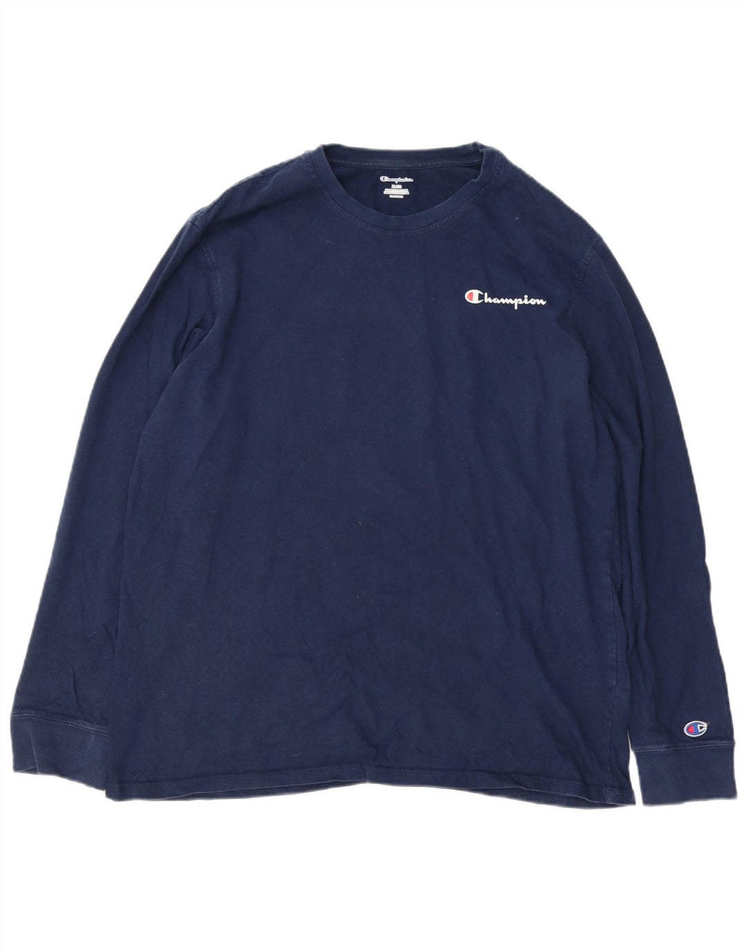 Ανδρικό τοπ Champion μακρυμάνικο XL Navy Blue Cotton