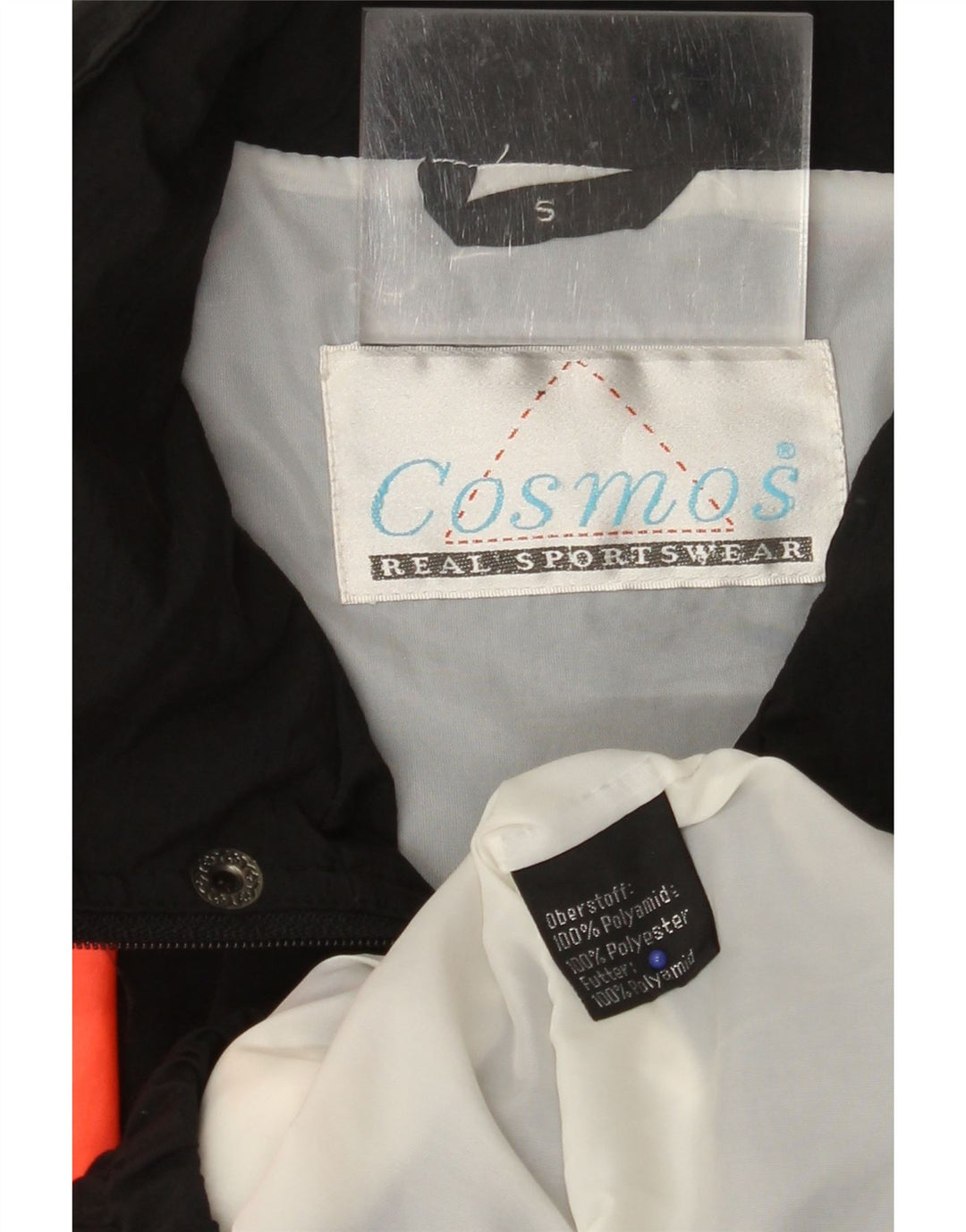 Ανδρικό μπουφάν COSMOS Loose Fit Graphic Windbreaker UK 36 Small Black