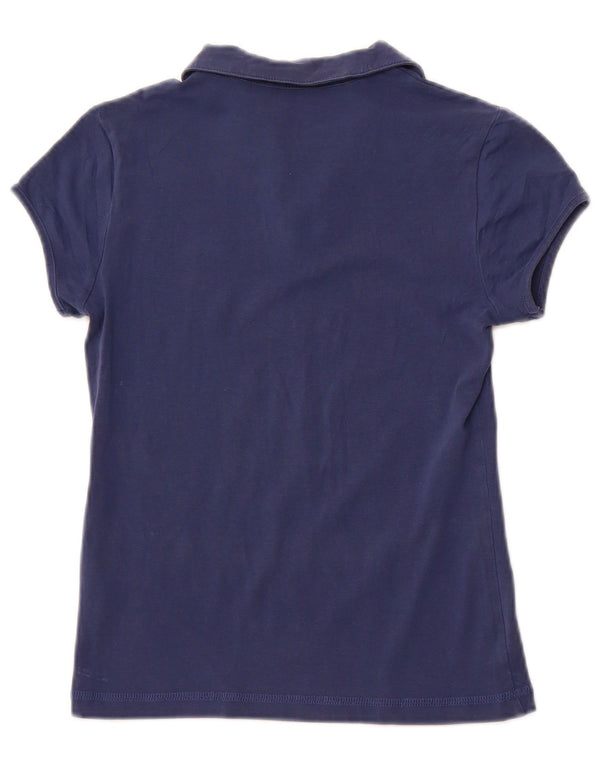 Πουκάμισο πόλο για κορίτσια LOTTO 11-12 ετών Small Navy Blue Cotton