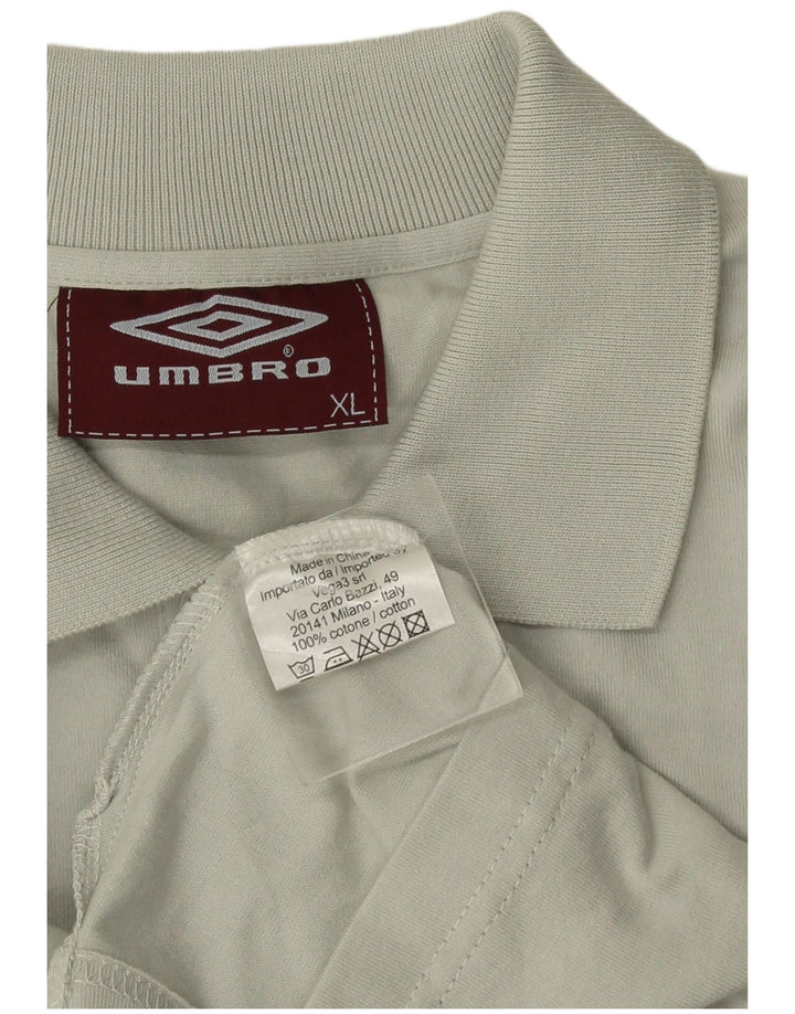 Ανδρικό πουκάμισο πόλο Umbro XL Πράσινο βαμβακερό