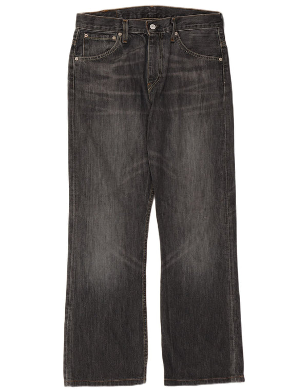 Levi's Mens 507 Bootcut Jeans W31 L29 Μαύρο βαμβακερό