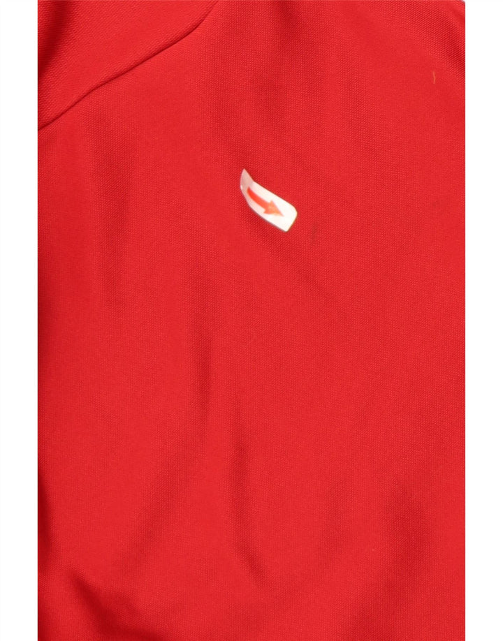 Γυναικεία αθλητική φόρμα Adidas Top Jacket UK 12/14 Medium Red Polyester
