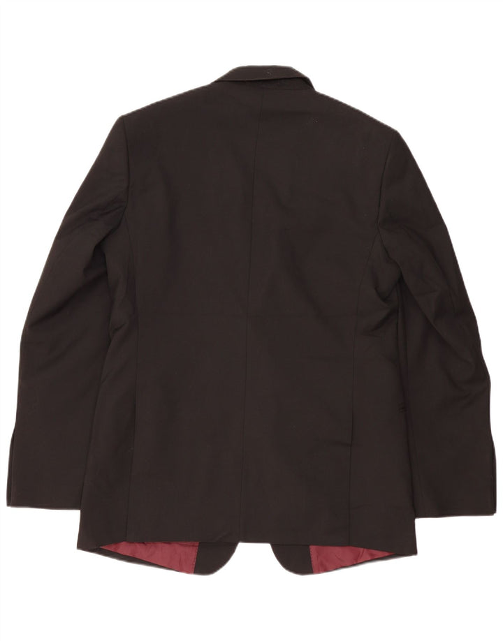 Marks & Spencer Ανδρικό Longline 2 Button Jacket UK 42 XL Black