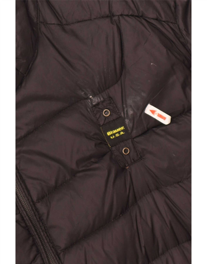 Blauer Ανδρικό μπουφάν με επένδυση UK 44 2XL Μαύρο Πολυαμίδιο
