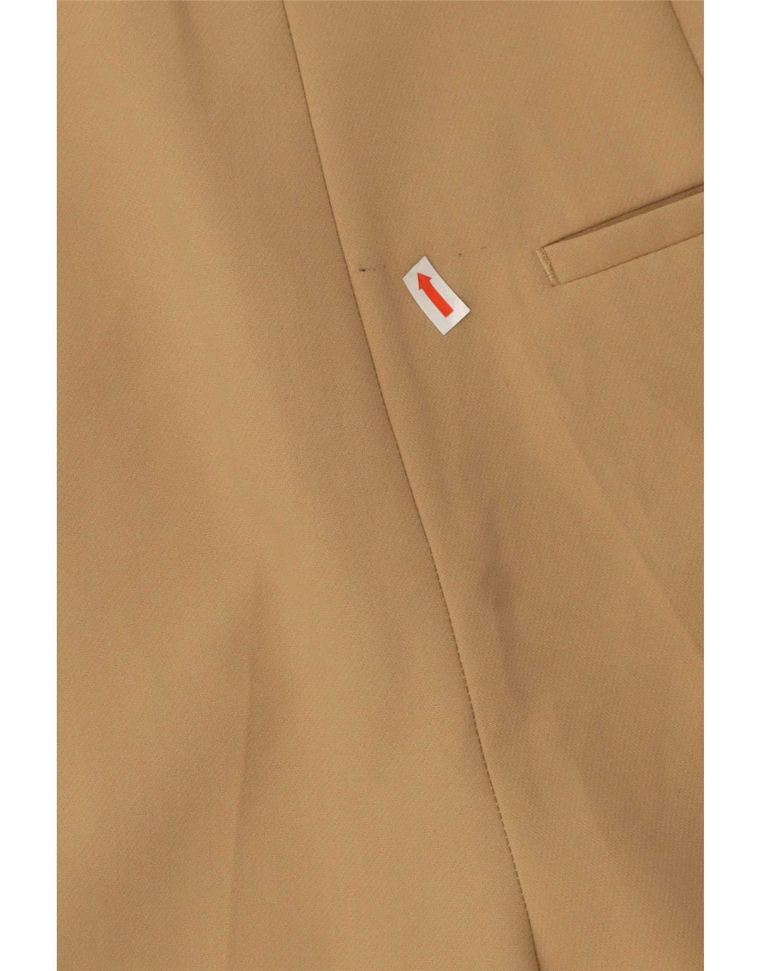 Zara Γυναικείο Ψηλόμεσο Σορτς με μεσαίο W28 Μπεζ πολυεστέρα
