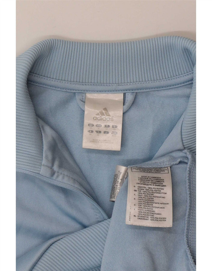 Γυναικεία αθλητική φόρμα Adidas Top Jacket UK 14 Medium Blue Polyester